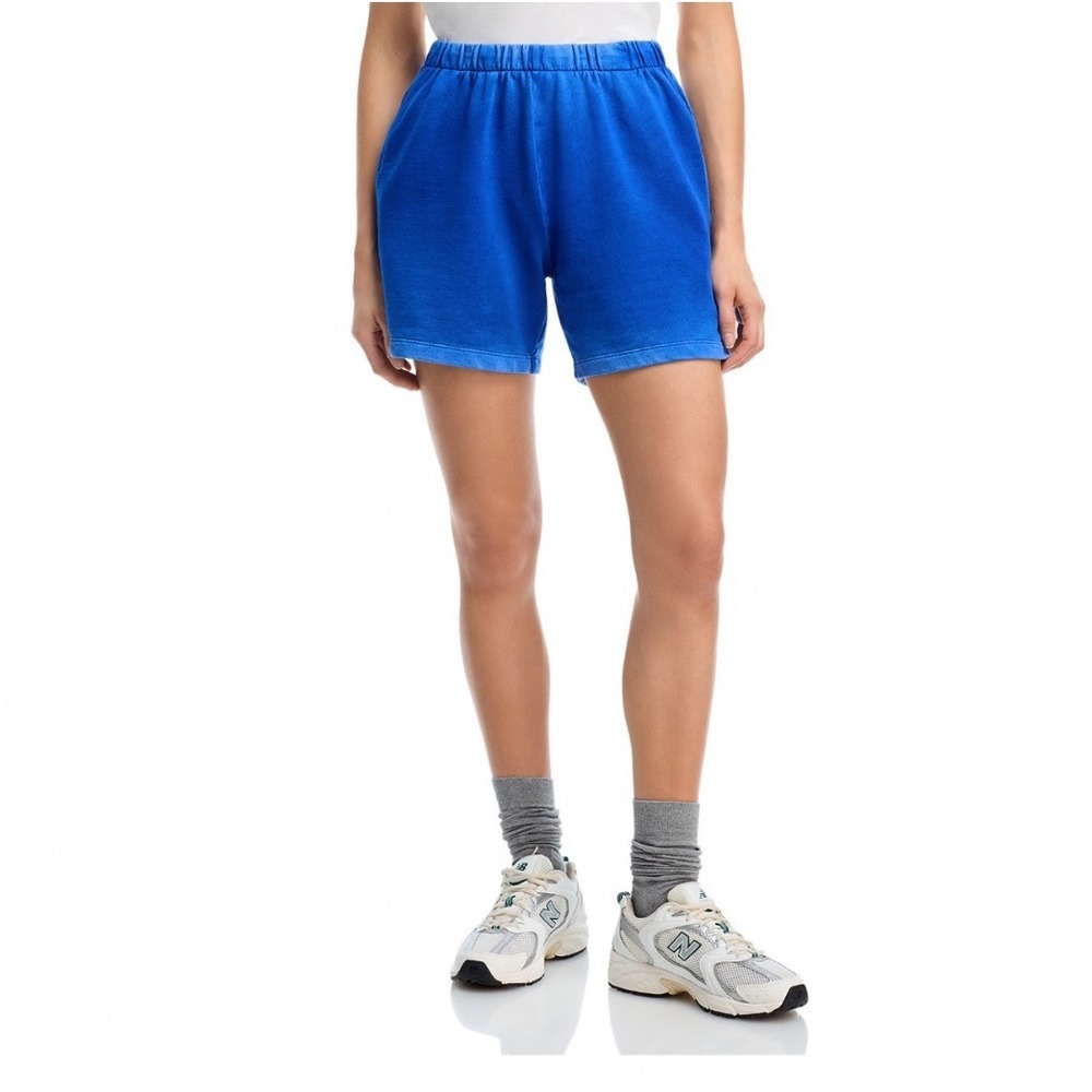 Cotton Citizen Roma Shorts Vintage Cobalt Blue Cotton Sweat Shorts Large NEW